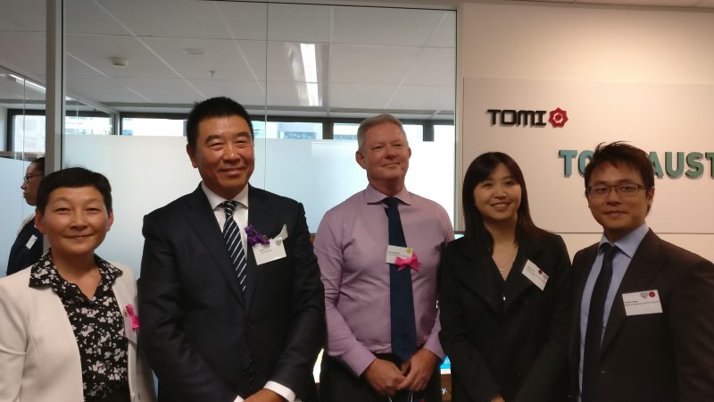 TOMI International Co Ltd opening in Brisbane